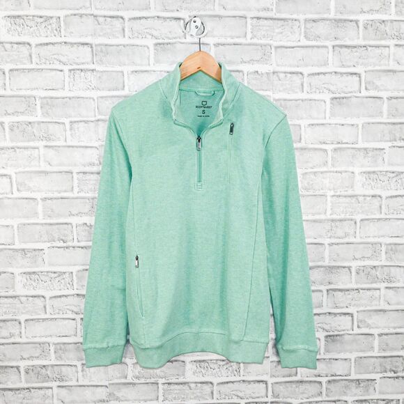 SCOTTeVEST Women's Weekender 2 Pocket 1/4 zip pullover sweater S - Picture 1 of 7